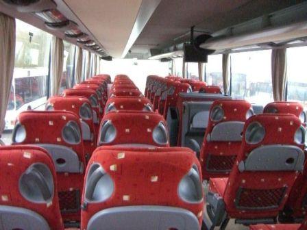 Bus rental in Latvia Riga Setra, Top class, Lux class Business class coaches